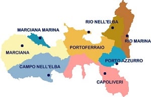 Mappa Isola d'Elba